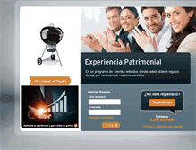 Tablet Screenshot of experienciapatrimonial.com